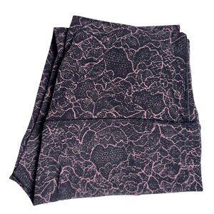 Lululemon Align Leggings 28" Lacescape Spanish Rose Black - Size 6